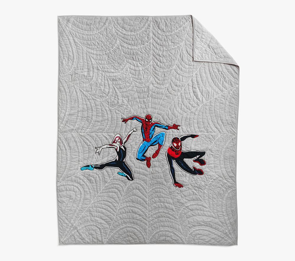 Pottery barn spiderman quilt online
